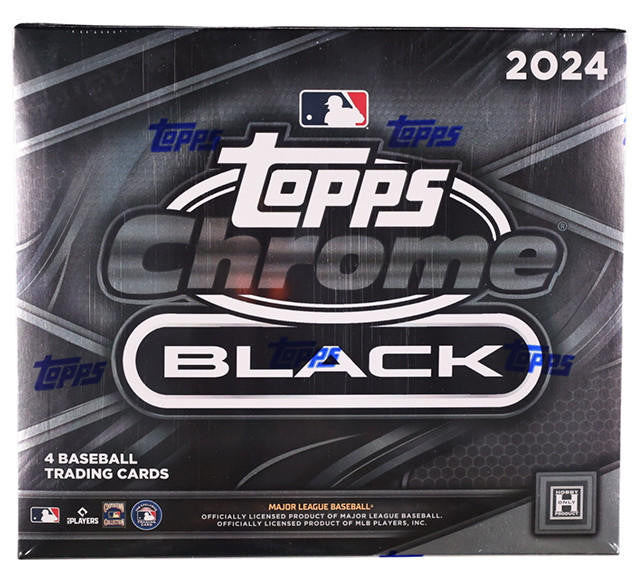 2024 Topps Chrome Black Baseball Hobby Box
