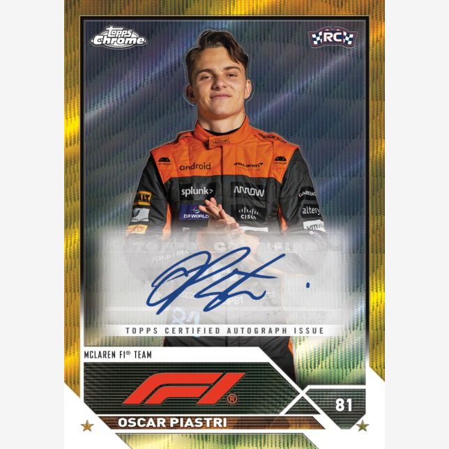 2023 Topps Chrome Formula One (F1) Hobby Box