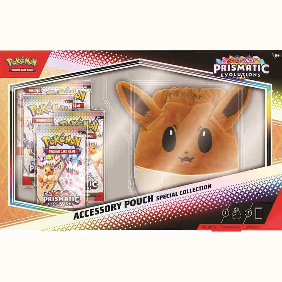 Pokemon TCG: Prismatic Evolutions Accessory Pouch Special Collection