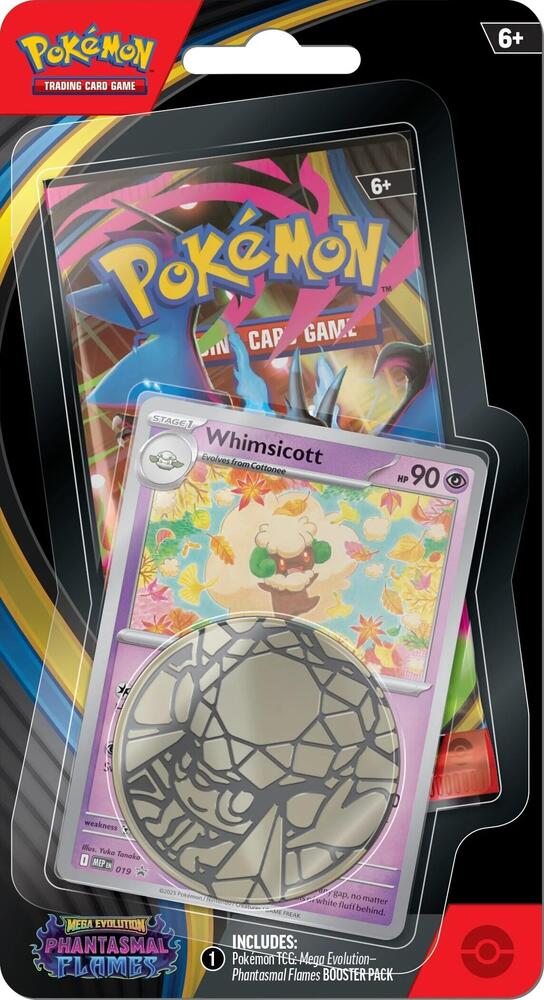 Pokemon TCG: Phantasmal Flames Single Pack Blister (Whimsicott)