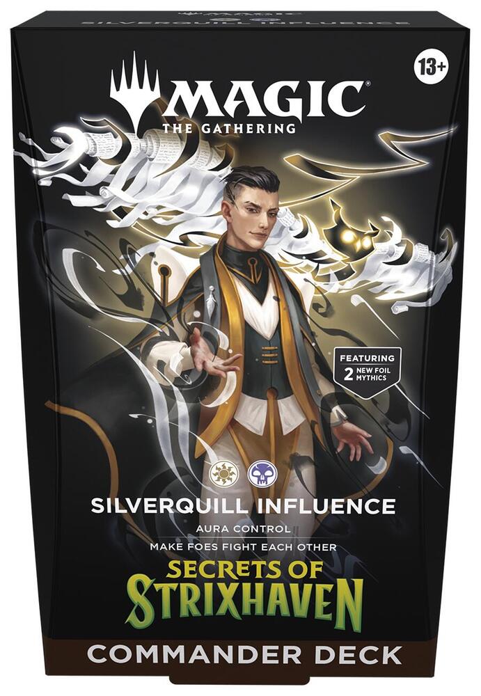 Magic the Gathering: Secrets of Strixhaven Commander Deck - Silverquill Influence