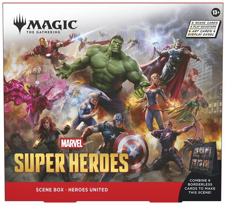 Magic the Gathering: Marvel Super Heroes Scene Box - Heroes United