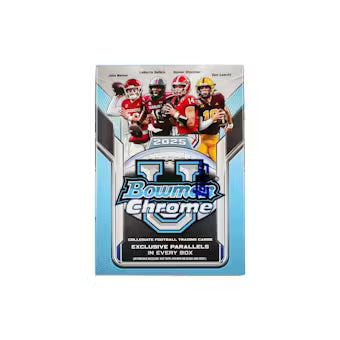 2025 Bowman University Chrome Football Blaster Box