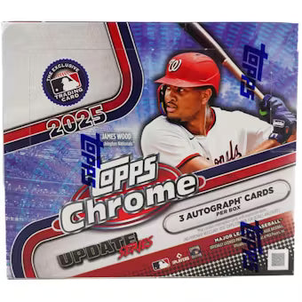2025 Topps Chrome Update Series Baseball Hobby Jumbo Box