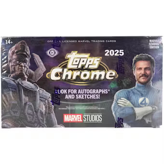 2025 Topps Chrome Marvel Studios Hobby Box