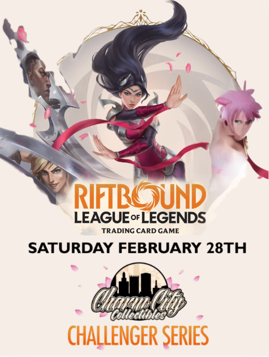 Entry to Riftbound Feb 28 Charm City Collectibles Challenger Series
