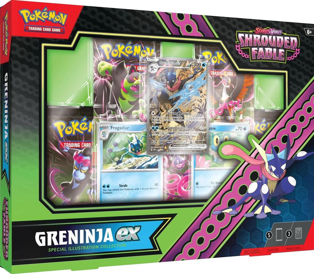 Pokemon TCG: Shrouded Fable Greninja ex Special Illustration Collection