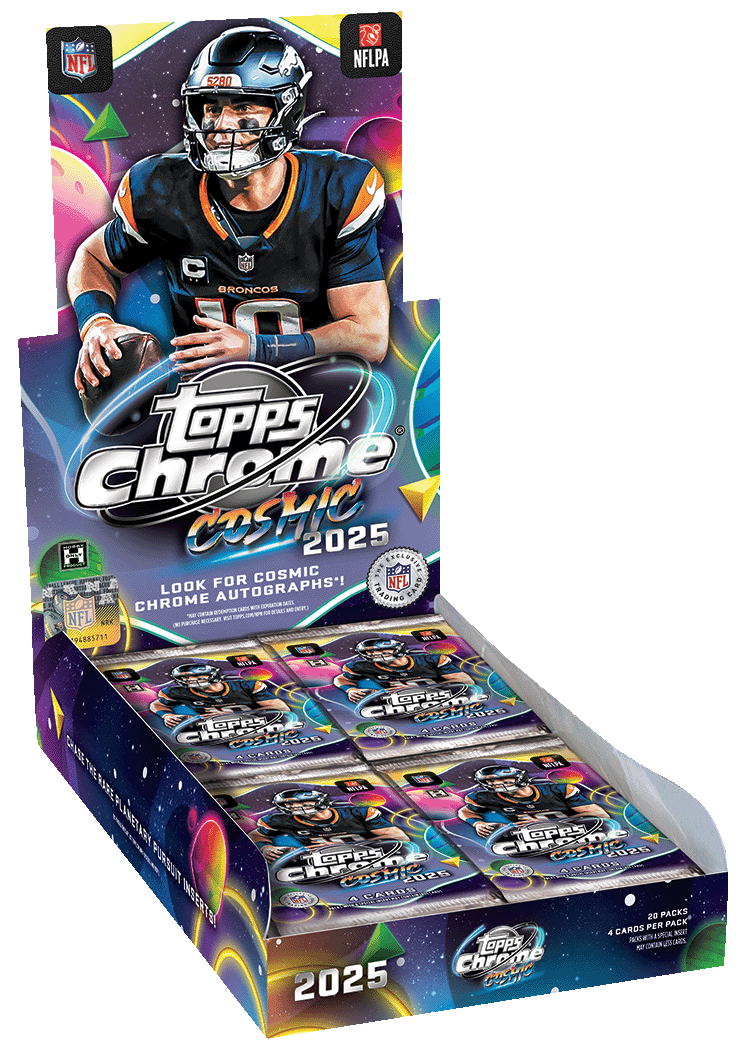 2025 Topps Chrome Cosmic Football Hobby Box