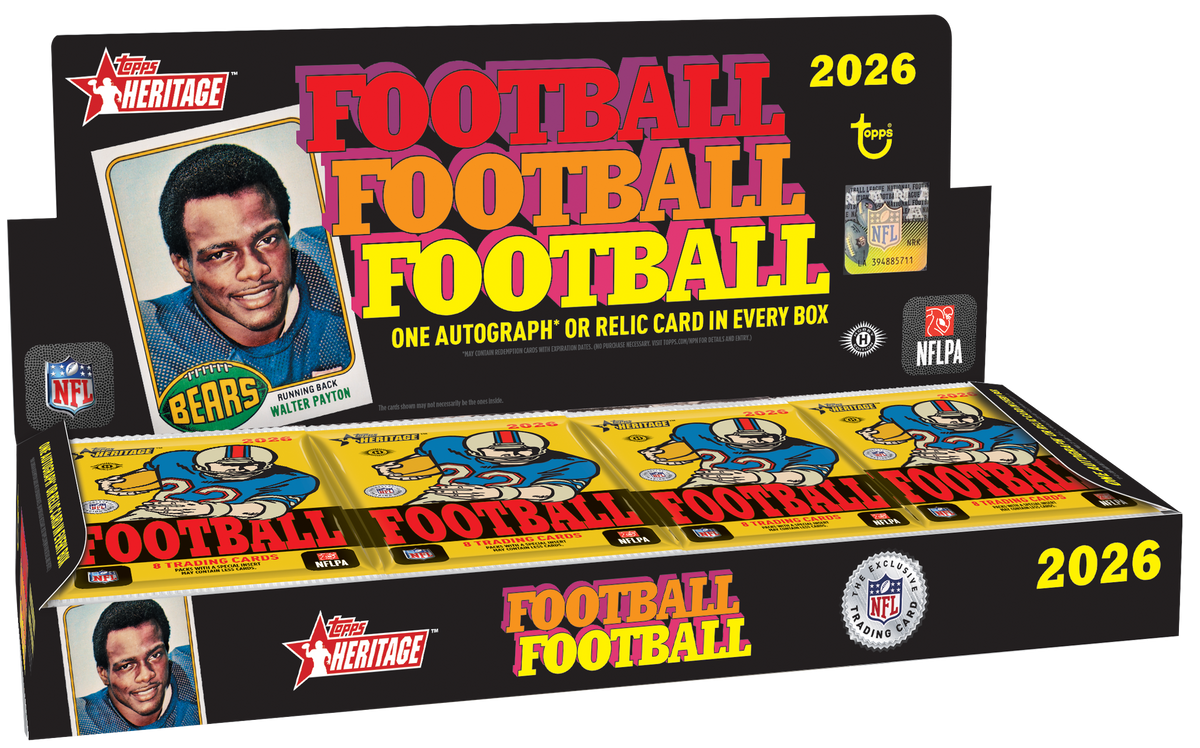 2026 Topps Heritage Football Hobby Box