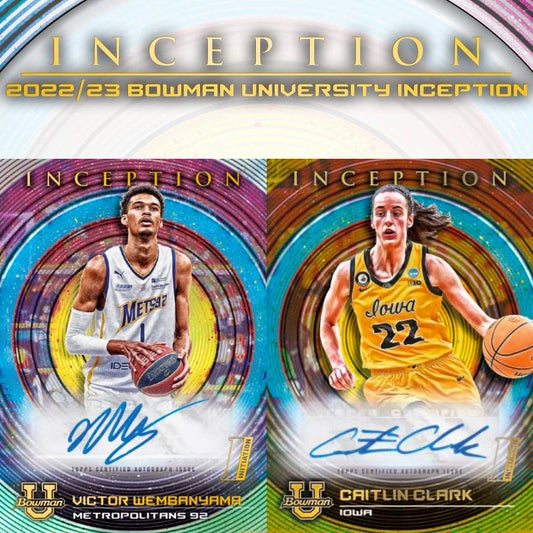 2022-23 Bowman University Inception Hobby Box