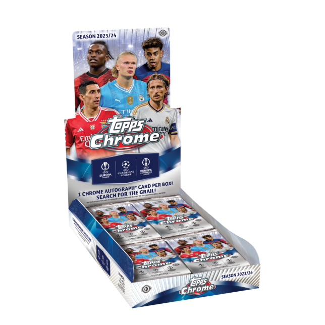 2023-24 Topps Chrome UEFA Club Competitions - Hobby Box
