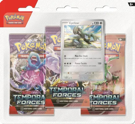 Pokemon TCG: Temporal Forces 3 Pack Blister [Cyclizar]
