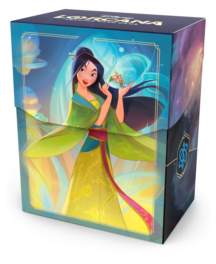 Disney Lorcana Deck Box - Mulan (With Comb) - Ravensburger Deck Boxes (RDB)