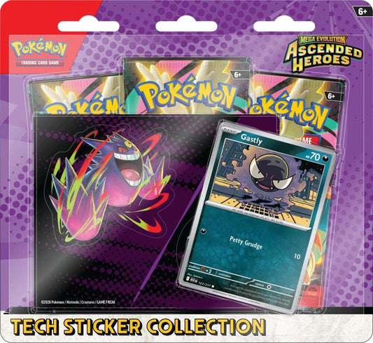 Pokemon TCG: Ascended Heroes Tech Sticker Collection - Gastly
