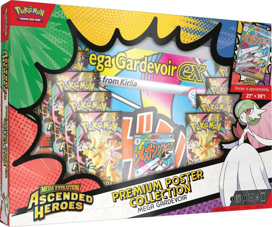 Pokemon TCG: Ascended Heroes Premium Poster Collection (Mega Gardevoir)
