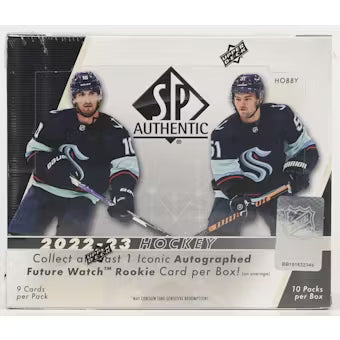 2022/23 Upper Deck SP Authentic Hockey Hobby Box