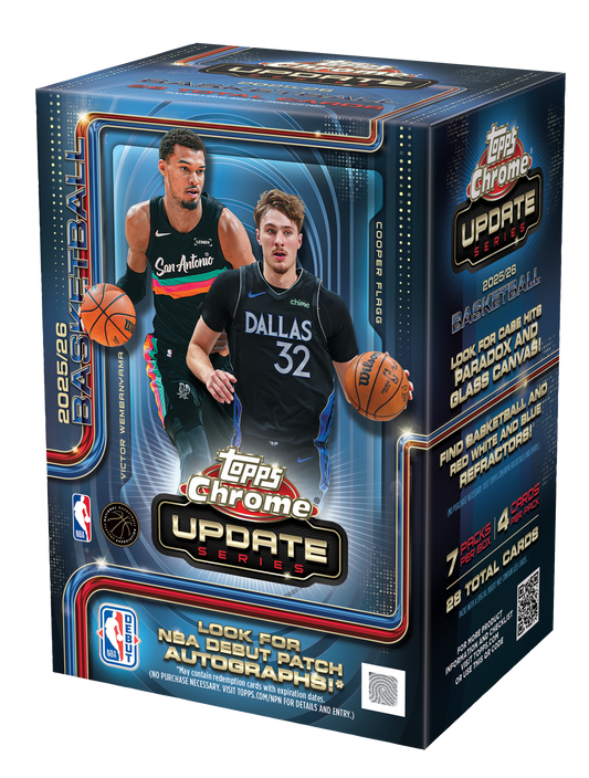2025/26 Topps Chrome Update Series Basketball Value Box