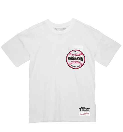 Topps Heritage White Sports Extra Pocket Tee