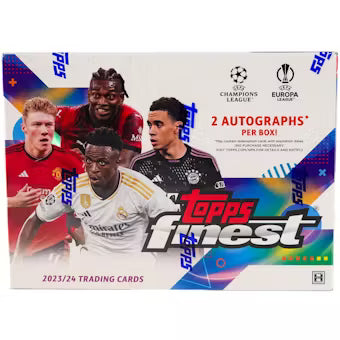 2023/24 Topps UEFA Club Competitions Finest Soccer Hobby Box