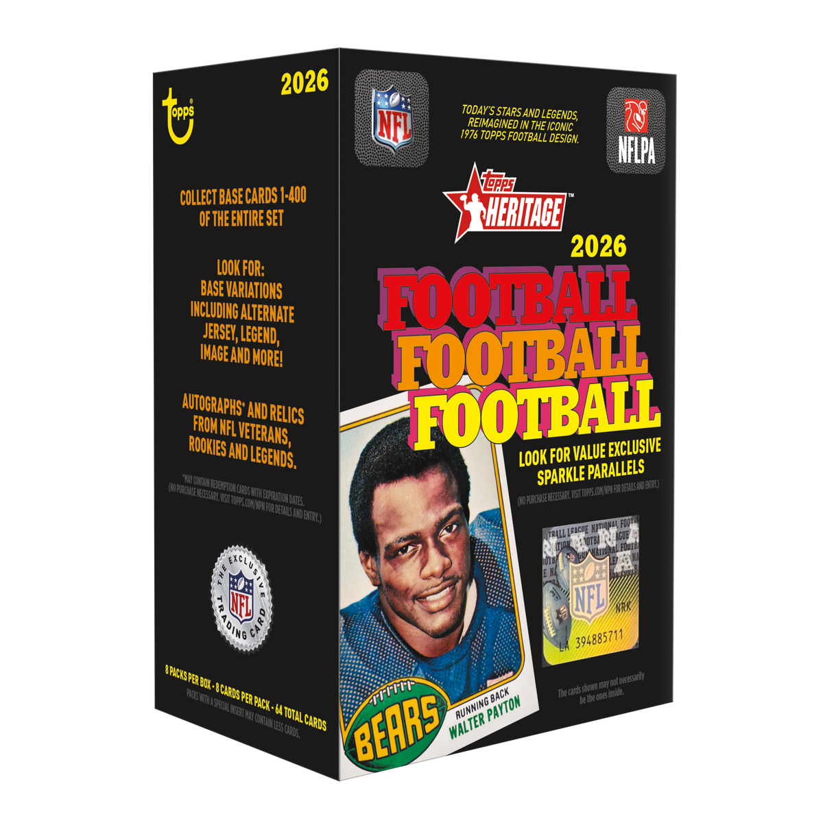 2026 Topps Heritage Football Blaster Box
