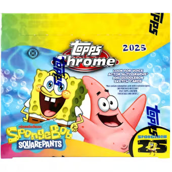 2025 Topps Chrome SpongeBob Hobby Box