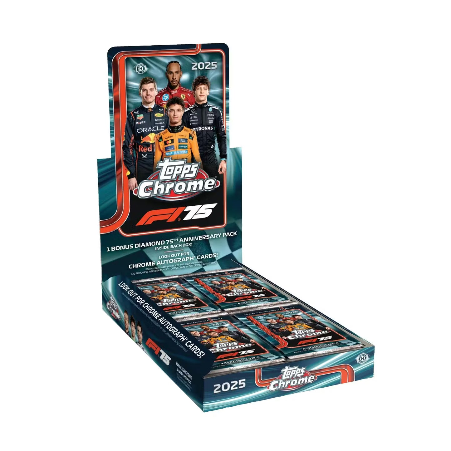 2025 Topps Chrome Formula One (F1) Hobby Box