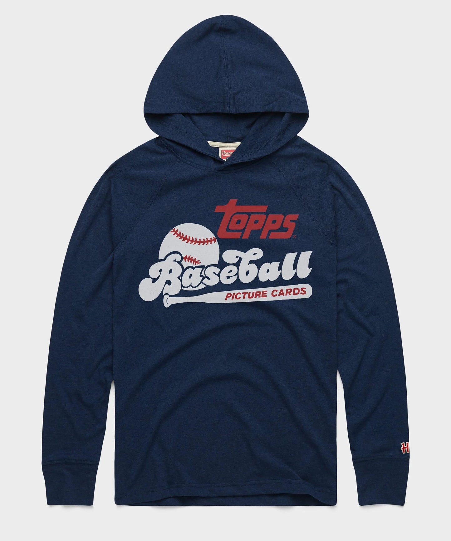 Topps Baseball Retro Hoodie Navy Blue
