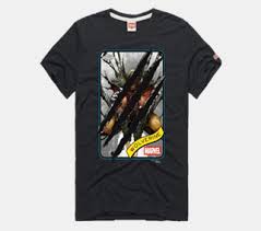 TOPPS x MARVEL X-MEN Wolverine Card Charcoal Tee