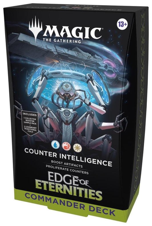 PRERELEASE 7/25/25- Magic The Gathering Edge Of Eternities Counter Intelligence Commander Deck