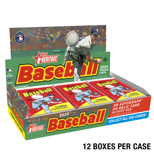 2024 Topps Heritage Baseball Hobby Box